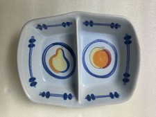 Buchan Pottery Portobello Scotland Stoneware ‘ Brittany ‘ Divided Serving Dish