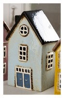 Lichterhaus Teelichthalter Teelichthaus Windlicht Haus H19Cm Ib Laursen 27642-23