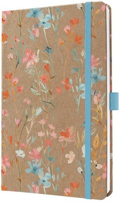 sigel Buchkalender Jolie Pure 2026 ''Blue Floral Serenity'' A5 Wochenkalender