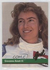 1992 Grid Motorcard Formula 1 Giovanna Amati #42 0a2