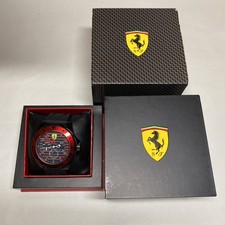Ferrari Scuderia Watch 0830310 with Case Manual Genuine From Japan