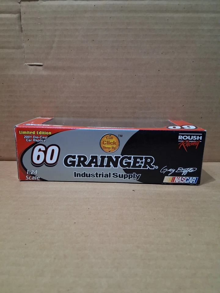 Greg Biffle #60 Grainger Ford 2001 calibre 1:24 NASCAR diecast Foto 2 de 3
