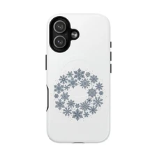 Snowflake Wreath Phone Case | Tough Magnetic Case