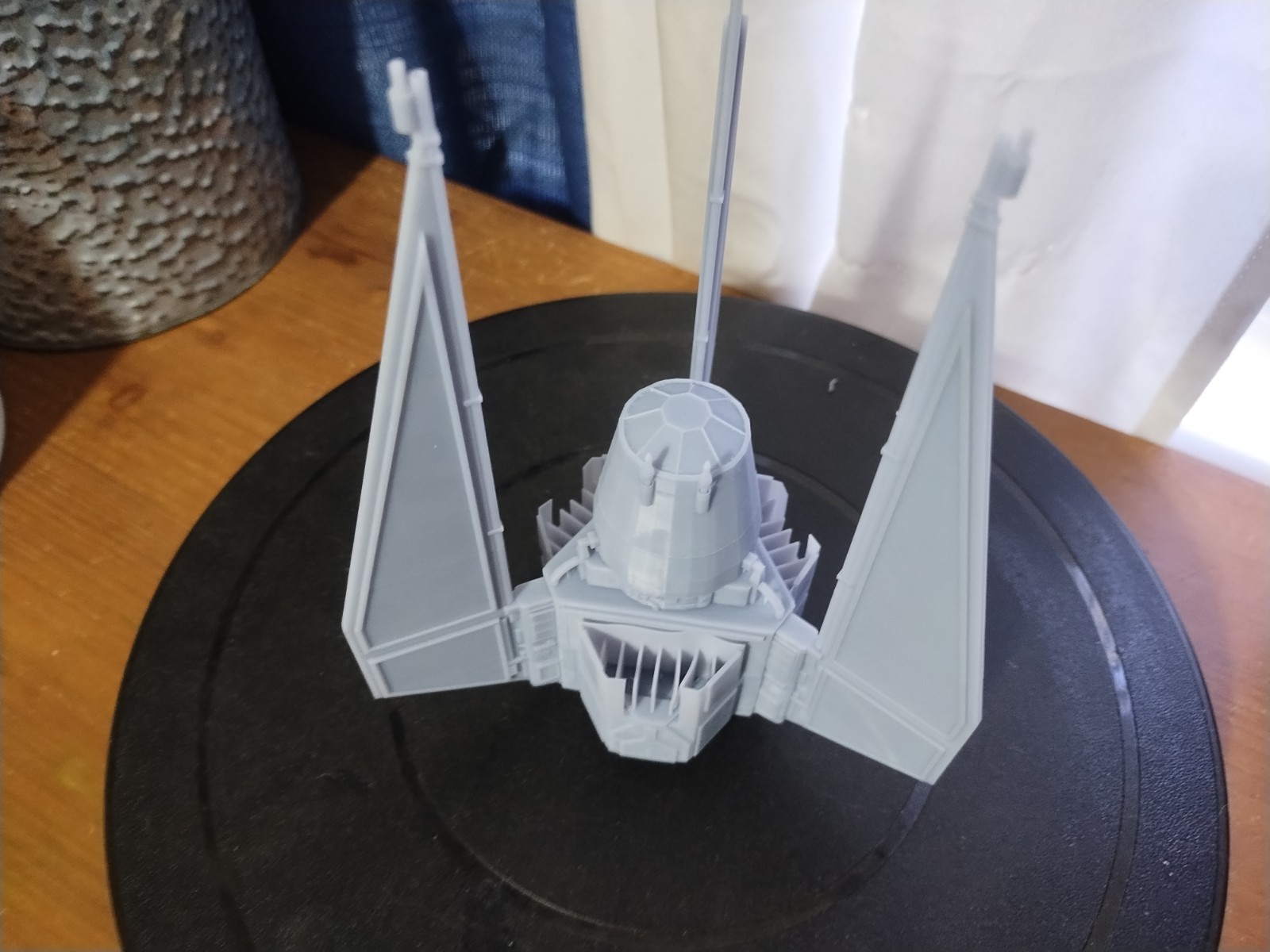 Star Wars Tie Phantom 3D Resin Print 6.5"x 5"