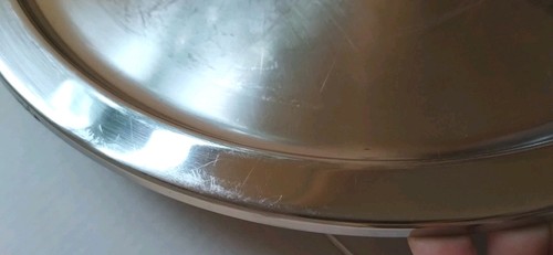 Vtg Revere Ware USA Copper Bottom Griddle Bacon Fry Pan Flat Skillet Pancake - Picture 15 of 17