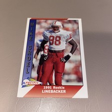 1991 Pacific Football Mike Croel Rookie Card #542. rookie card picture