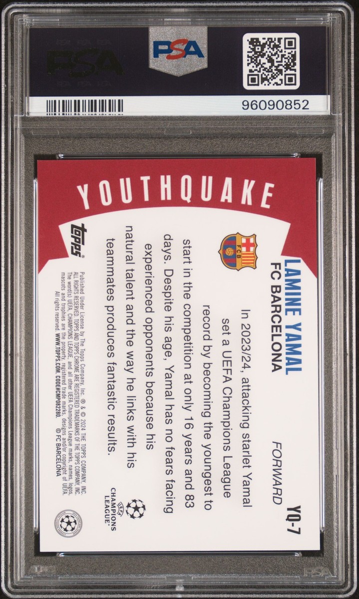 2023-24 TOPPS CHROME UEFA CLUB COMPETITIONS YOUTHQUAKE