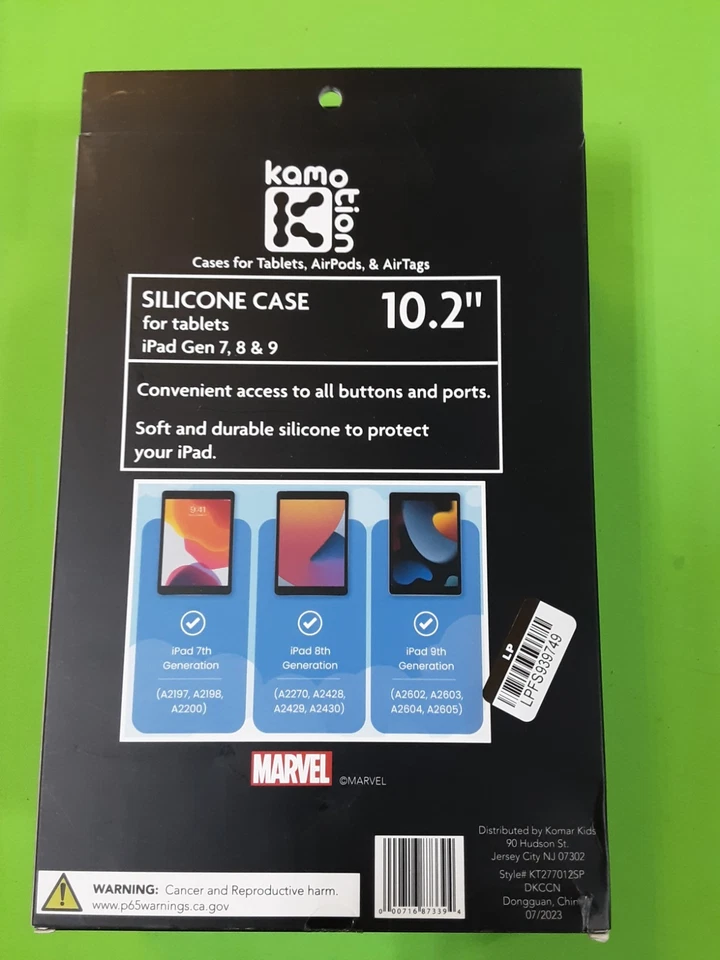 Marvel Spider Man Silicone Case Compatible with iPad 10.2 inch (7th/8th/9th Gen) - Image 2 of 2