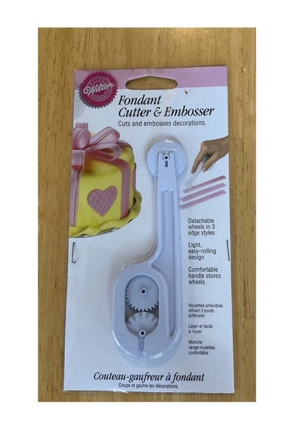 Wilton Fondant Cutter & Embosser Cake Decorating Tool & Acme Cupcake Filler. New - Image 3 of 4