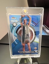 2023-24 Topps Finest - Common Victor Wembanyama #76 Blue Refractor /150 (RC)