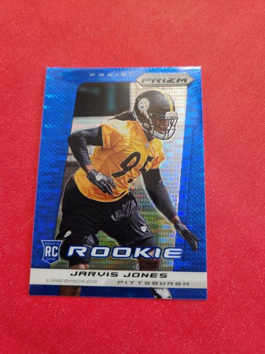 JARVIS JONES 2013 PANINI PRIZM RC #241 BLUE PULSAR STEELERS LB - Picture 1 of 3