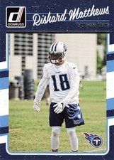 Rishard Matthews Tennessee Titans 2016 Donruss WR #282