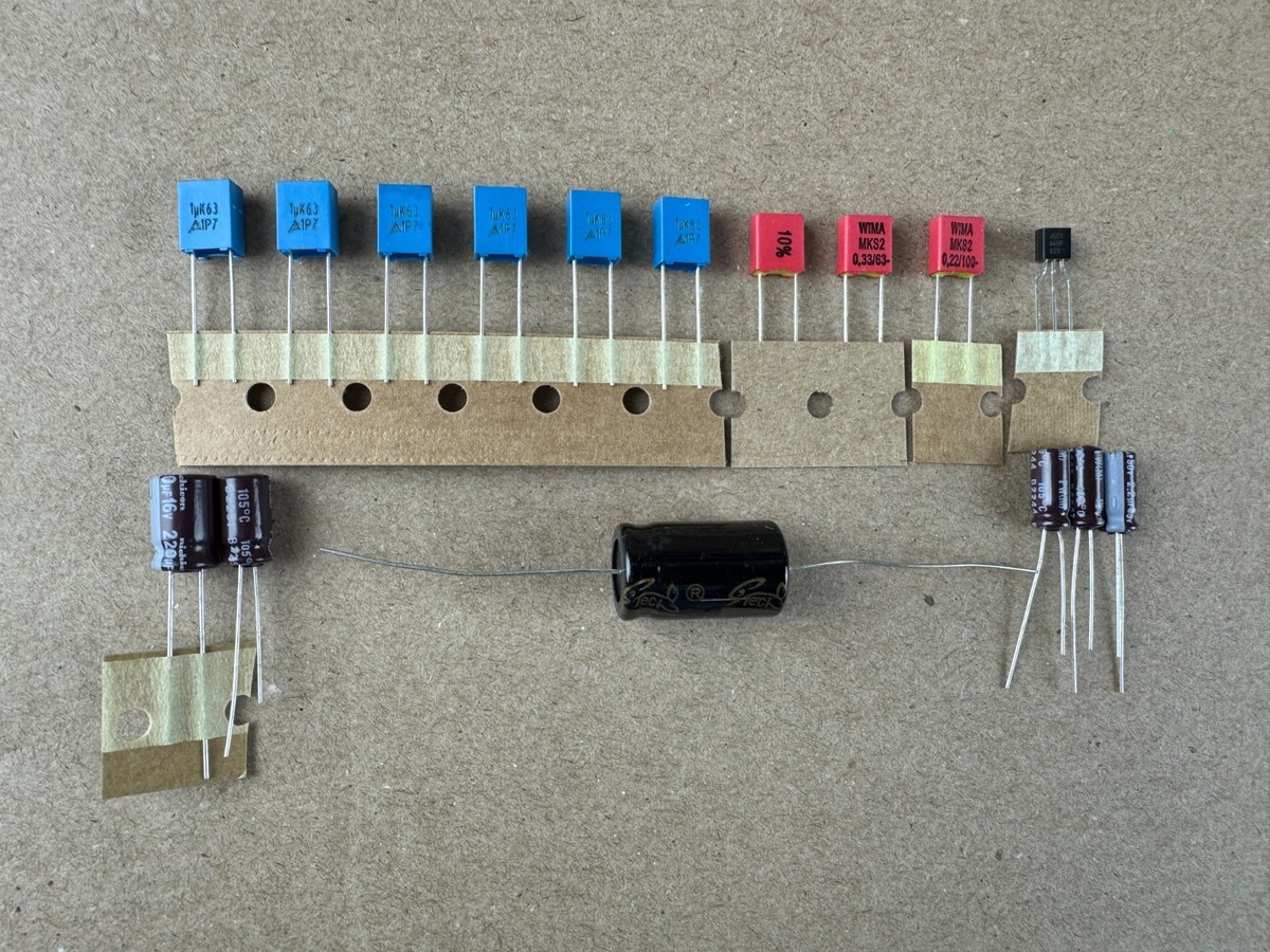 Technics SL-3300 SL-3310 SL-3350 Speed Repair Kit Capacitors