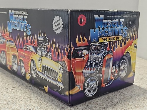 Vintage 2002 Muscle Machines 1929 Ford Model A P/U 1:18 Scale Diecast NISB - Picture 8 of 12