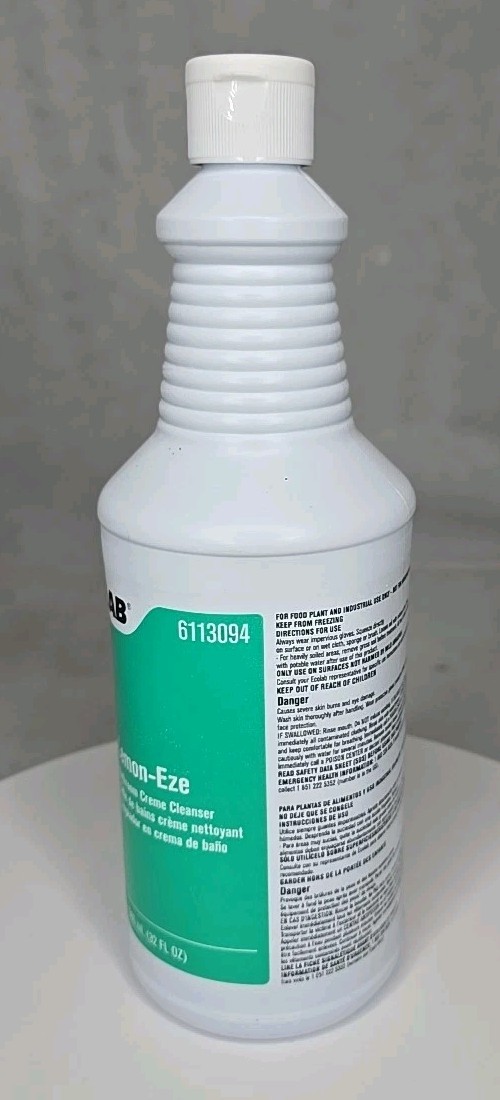 Ecolab 6113094 Lemon-Eze Cream Cleanser, (Produced 01 Feb 2023