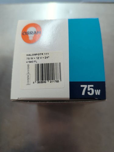 OSRAM 41840 FL 12V 75W 24° HaloSpot Lamp - Picture 2 of 3