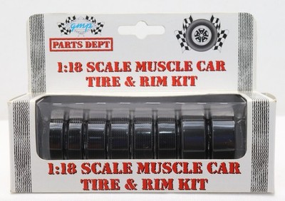 New! GMP 1:18 Muscle Car Tire & Rim Kit #9006           #1153