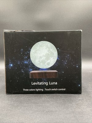 Magnetic Levitating Moon Lamp - 3D Printed Floating Luna Night Light for Decor