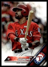 2016 Topps Ian Desmond Texas Rangers #17