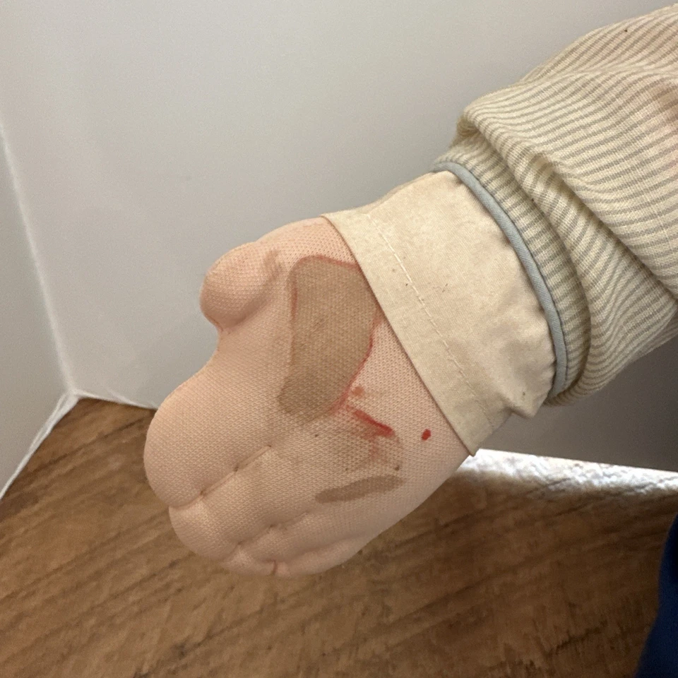 Mono azul My Buddy Doll necesita un corte de pelo. Muñeca vintage Foto 3 de 4