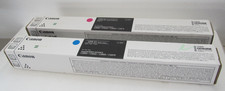 Genuine Canon GPR-61 Cyan and Magenta Toner Lot of Two New in Sealed Boxes