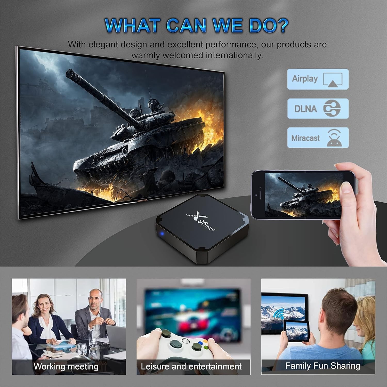 IPTV Box X96 Mini décodeur 4K Amlogic pour un streaming fluide - 2