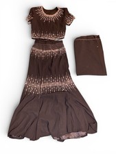 🖤 Zweiteiliges schwarzes Vintage Abendkleid mit Stola – Größe XS 🖤