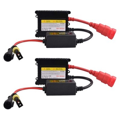 2PCS DC 12V 55W Super Slim HID Ballast Kit  Fast Start Universal Xenon Headlight