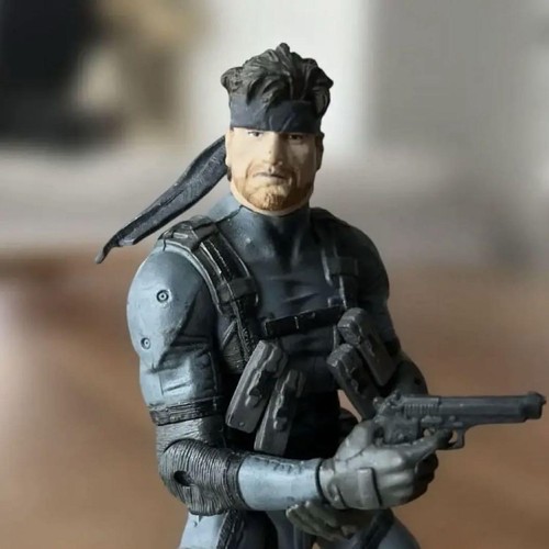 Metal Gear Solid 2 Solid Snake Figura - Foto 4 di 7