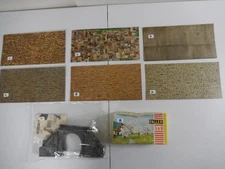 Faller Scenery Paper Building Material Sheets - Buyers Choice (See Description)