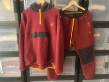 Nike Air JORDAN Men  s Fleece Hoodie  Pants Set XXL/XL Winter Warm Comfort NWOT