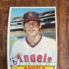 Topps 1979 Joe Rudi #267 California Angels Autographed Baseball MLB