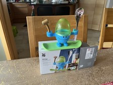 WMF McEgg Eierbecher 2-tlg Eierlöffel Willy Mia Fred Set2 blau/grün