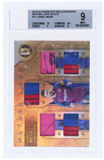 2019 Panini Fifa Gold Standard Lionel Messi Mother Lode Relics #MLLM