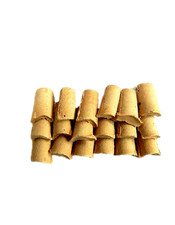 Busta Tegole Cm 0,5x1,5 - 60 Pezzi Tetto Casa Scenografia per Presepe