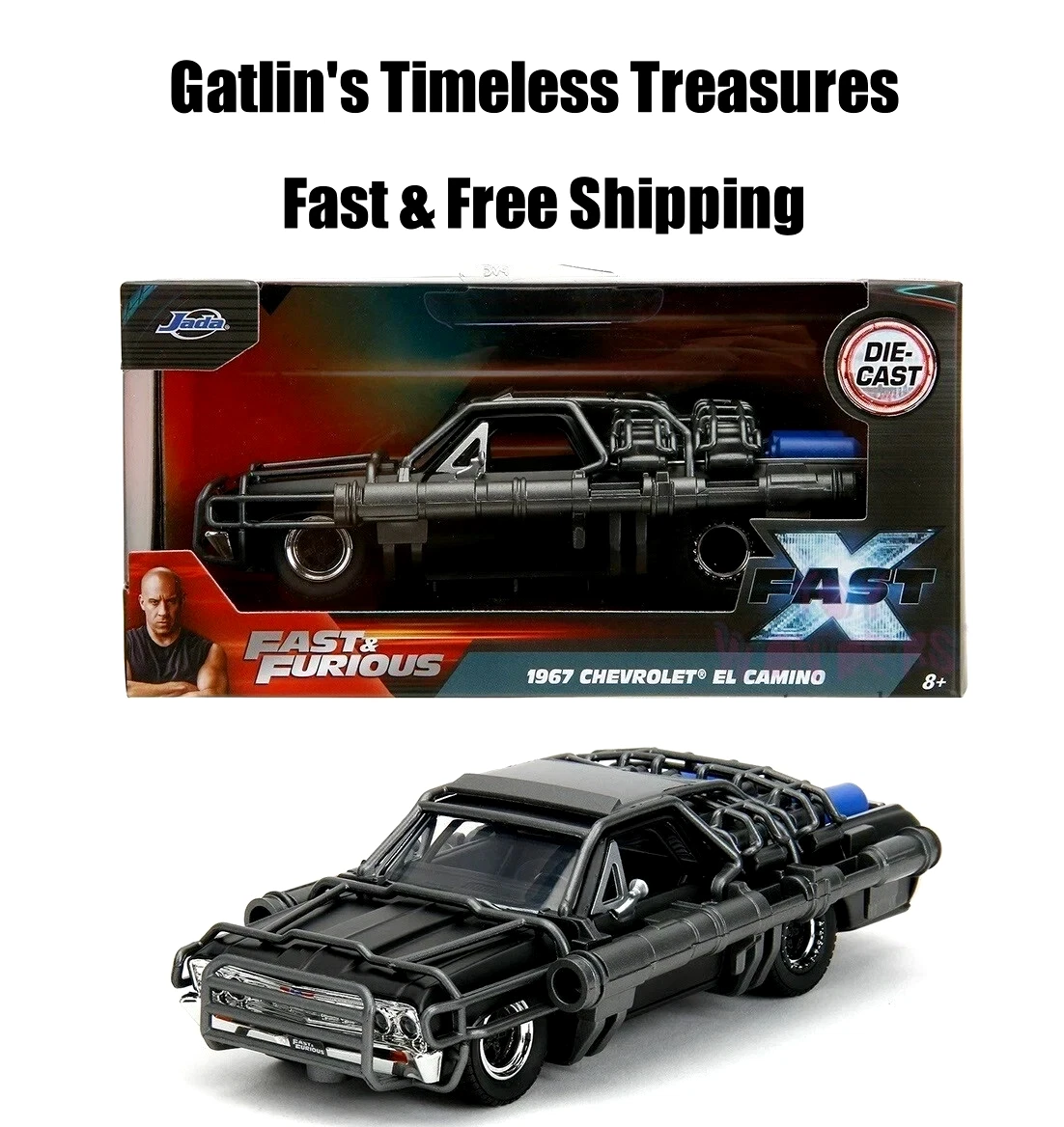 Fast & Furious Plastic 1:32 Scale Diecast & Toy Vehicles for sale