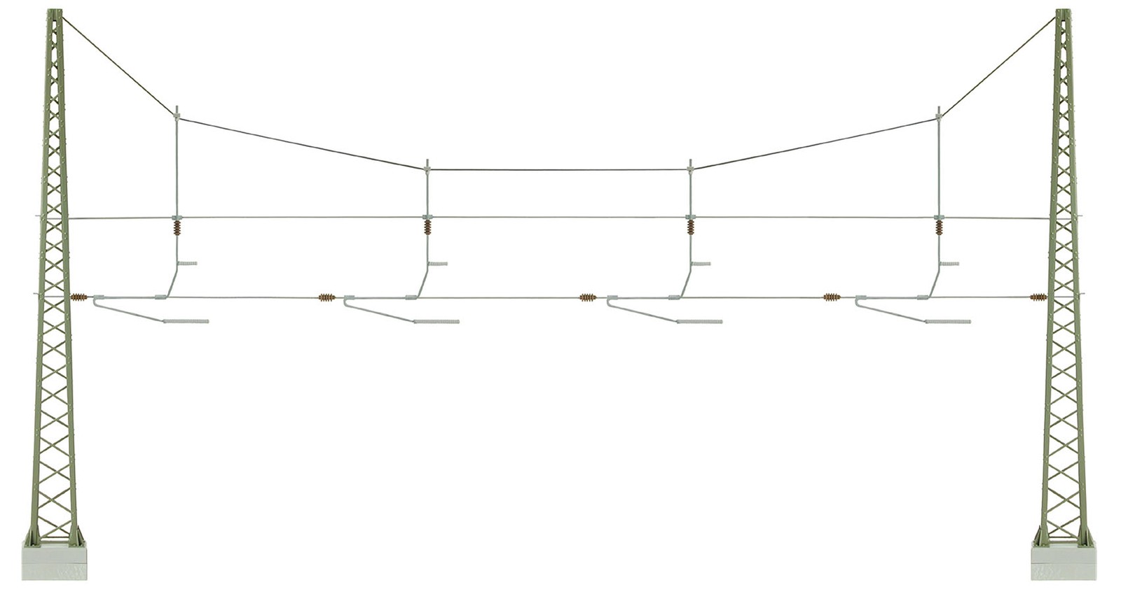 Viessmann 4363 - N cross Span Bridge Over 4 Tracks - New