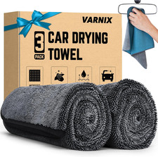 2-Pack Microfiber Towels for Cars 36"X24" Extra Large Ultra Absorbent Car Wash D