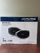Alpine Spv-65-jlt 6-12 Component Speaker For Rear Soundbar 2018 Jeep Alpine Spv-65-jlt 6-12 Component Speaker For Rear Soundbar 2018 Jeep