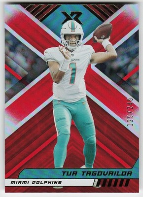 2022 Panini XR #6 Tua Tagovailoa FOOTBALL Miami Dolphins