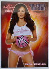 2011 BENCHWARMER MARIA KANELLIS NON SPORTS CARD SHOW PROMO CARD