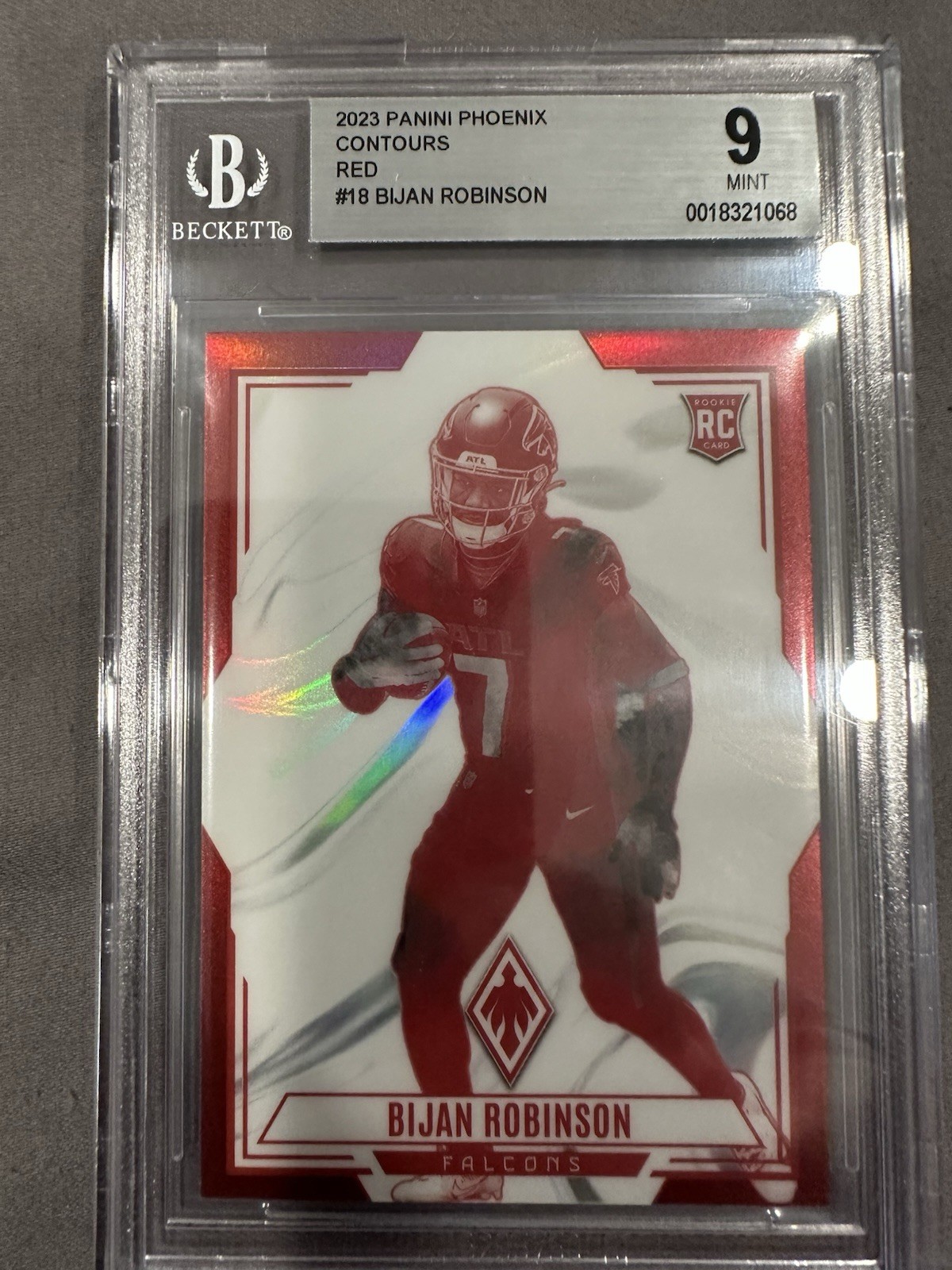 2023 Phoenix Bijan Robinson Red Prizm Contours /199