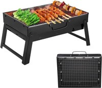 Holzkohlegrill Portable Klappgrill Abnehmbar FüR Camping Outdoor Tischgrill