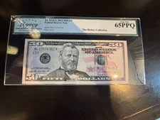 DBR 2013 $50 San Francisco Fr. 2132-L Gem Legacy 65 PPQ Serial ML27276301A