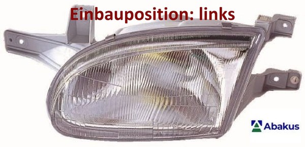 Abakus 221-1109R-LD-E Hauptscheinwerfer Rechts Scheinwerfer FüR Hyundai-image