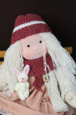 Evgeniya Elizarova Hand Made with Love Craft Plush Rag Doll 11'' Collectors NEW