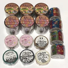 Kirby Masking Tape Set Collectible Stationery Japan Authentic Craft Supplies