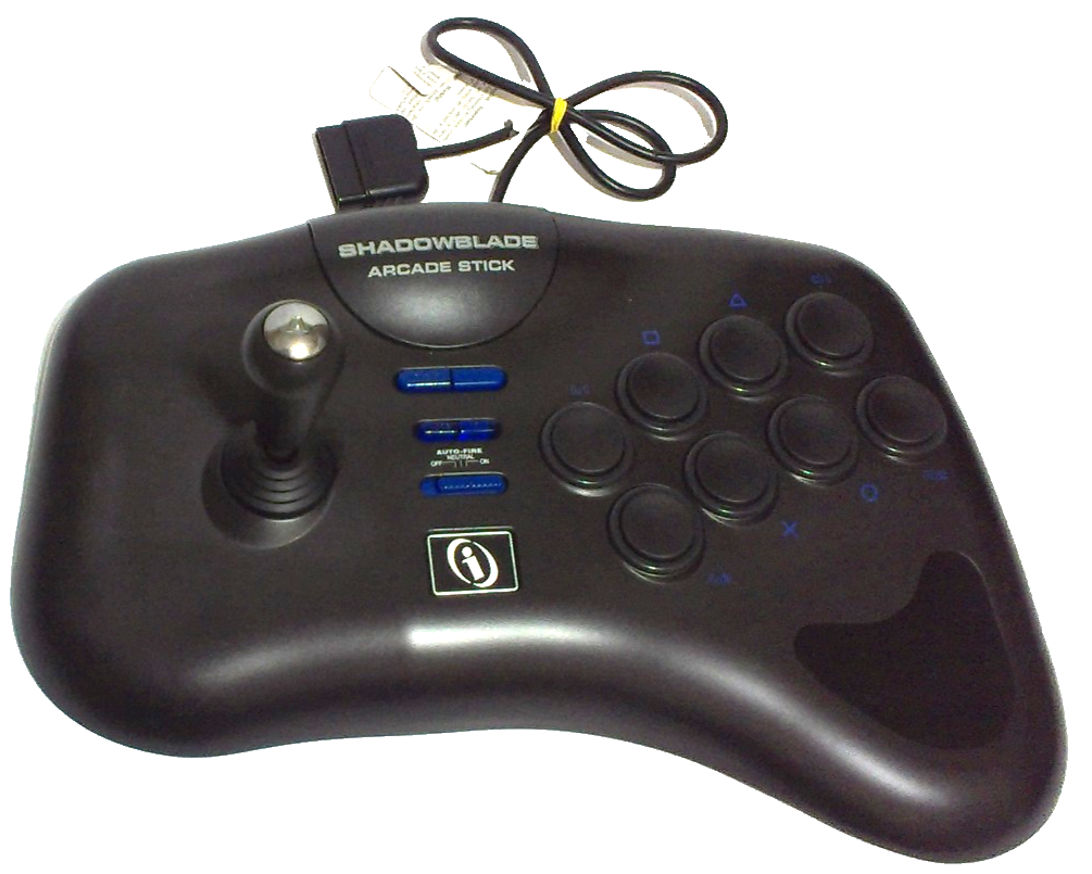 SONY PS2 SHADOW BLADE ARCADE STICK (SONY PLAYSTATION 2) FULLY WORKING