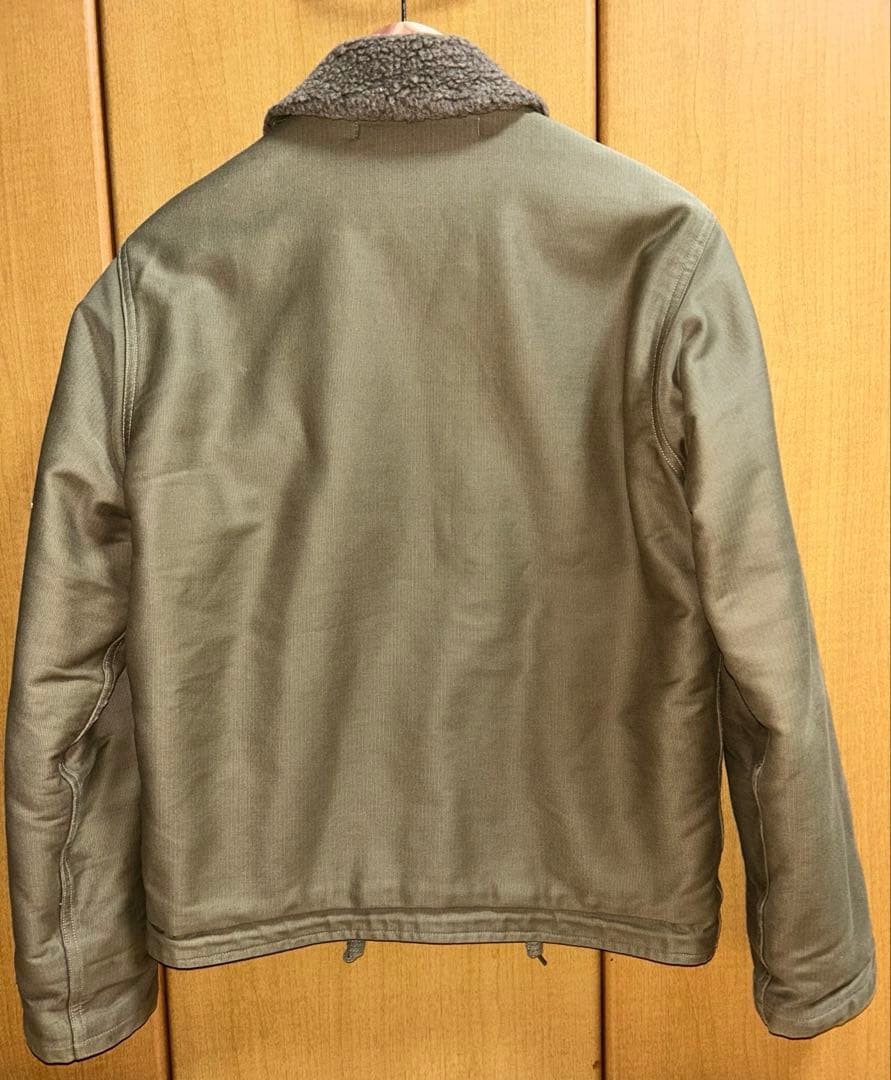 Buzz Rickson's N1 Deck Jacket Olive M Vintage Mil… - image 5