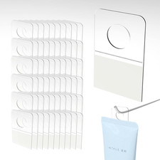 500pcs Self Adhesive Tabs Tags Hooks Clear Sticky Hang Tab Plastic Hangers for R